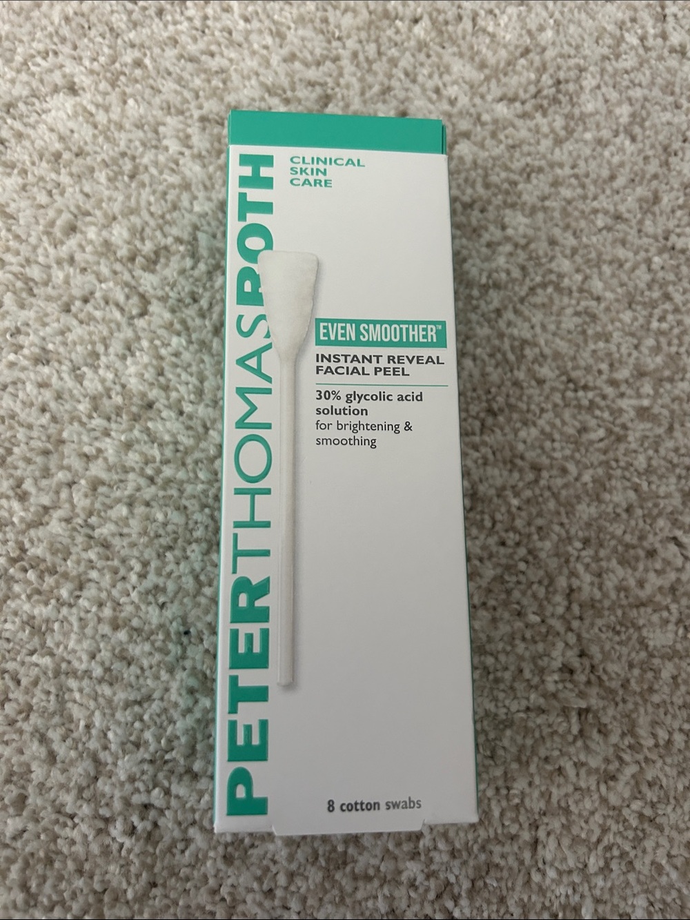 Peter Thomas Roth Even Smoother Instant Facial Peel - White and Teal Packaging